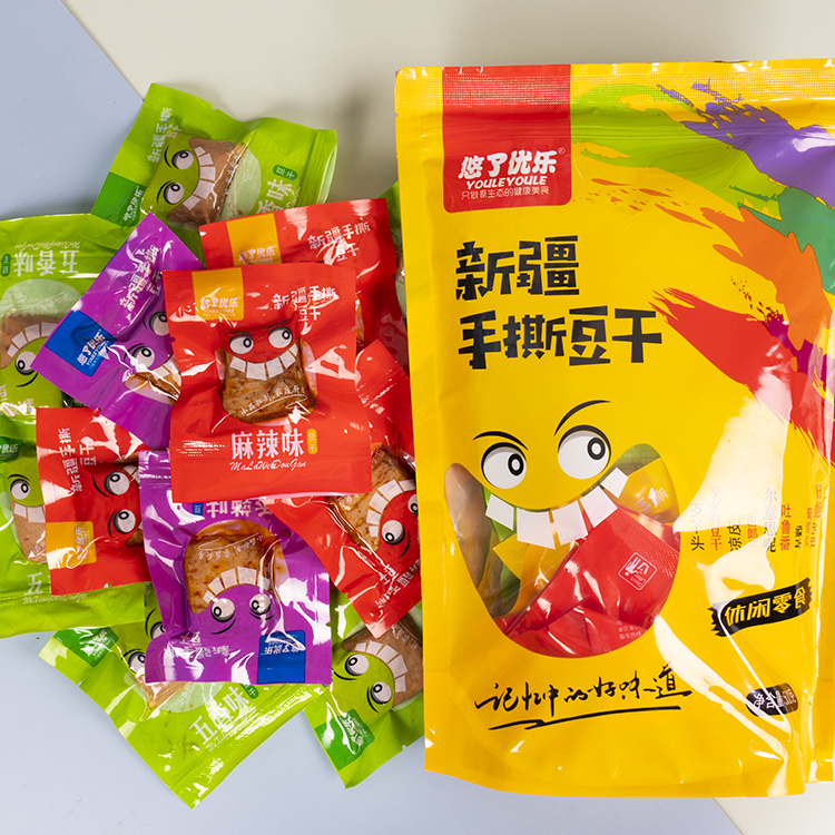 【新疆手撕豆干】Q弹软韧有嚼劲 豆香浓郁  撕拉一下 吃着够味 口口弹牙