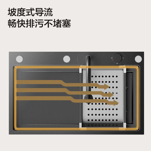 四季沐歌（MICOE）纳米手工水槽单槽加厚304不锈钢多功能水池洗菜盆水槽 万家 M-B1020(68)M（升级） 商品图9