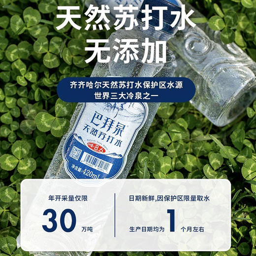 八百去拿天然苏打水 420ml*12 商品图1