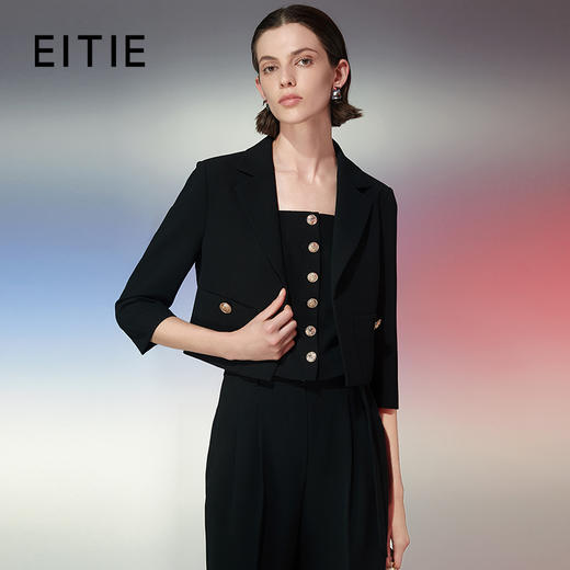 EITIE爱特爱春季新款气质显瘦时尚短外套7703408 商品图0