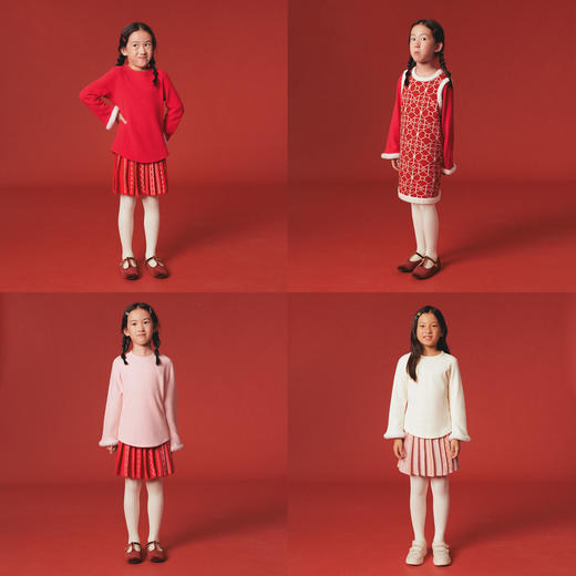 【冬Vol.5】allblu幼岚【撸猫绒】儿童T恤女童秋季打底衫秋衣保暖长袖上衣ZY 商品图2