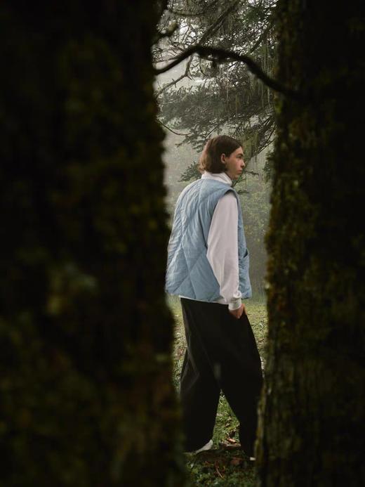 Evistub/4QWT605/90白鸭绒防泼保暖菱形羽绒服马甲 商品图1