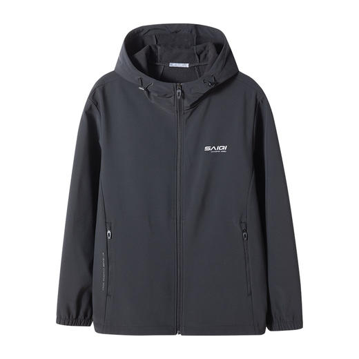 【防风连帽印花保暖】赛琪男士冬季厚风衣224501 商品图2