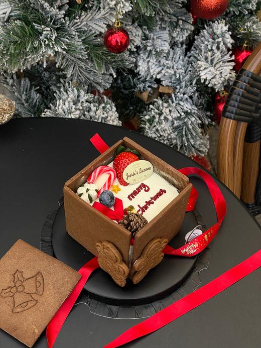 圣诞姜饼礼物盒子蛋糕 商品图1