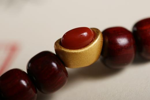 XYZT0369°祈子祈福麒麟小叶紫檀手串 商品图3