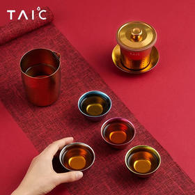 TAIC太可纯钛功夫茶具套装  HP
