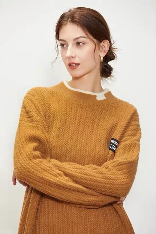 WHO KNOWS 宽松假两件套头针织上衣 15208 商品图4