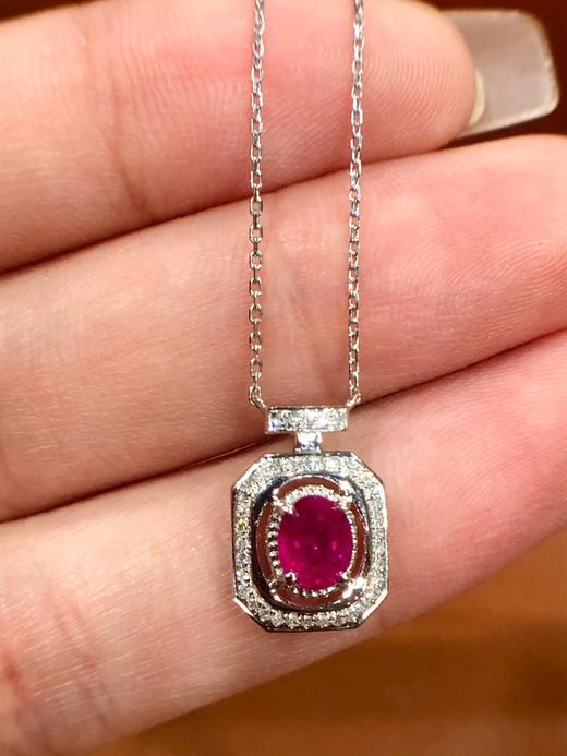 0.76ct刻面红宝石锁骨链 商品图0