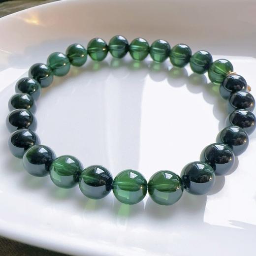 7mm-8mm单圈全色绿碧玺手串 商品图1