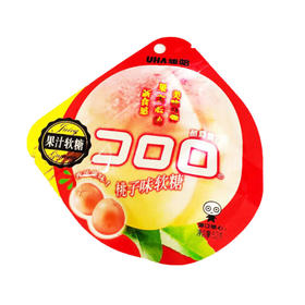 悠哈酷露露果汁软糖桃子味52g*6袋