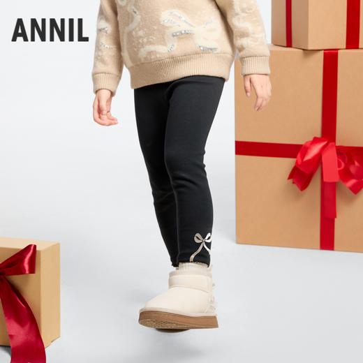女童保暖打底棉裤冬季新款安奈儿童装实体店同款XG446847 商品图1