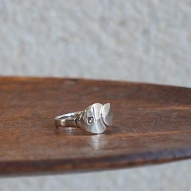 Atelier d'antan 银质小巧古董匙戒(Puppy Spoon Ring R106) 商品图0