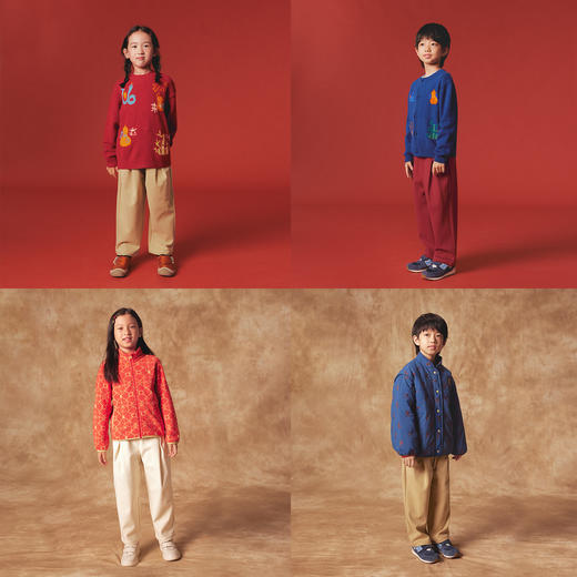 【冬Vol.5】allblu幼岚儿童裤子女童男童新款秋冬季加厚保暖亲肤时尚宽松长裤ZY 商品图2