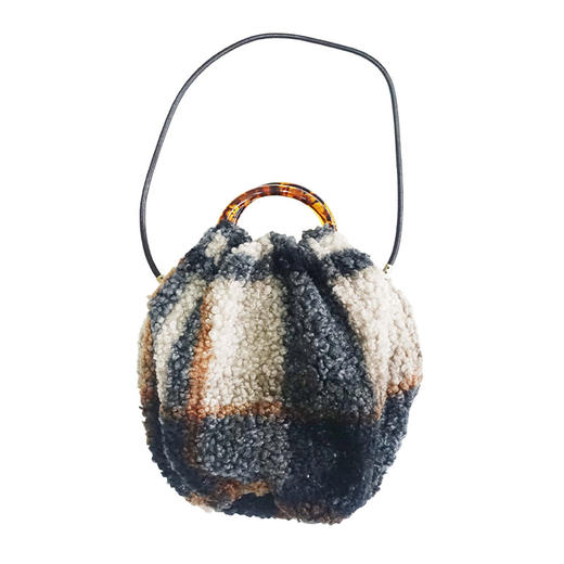 HUJI祤集Marron手提单肩包插画冬日 商品图6