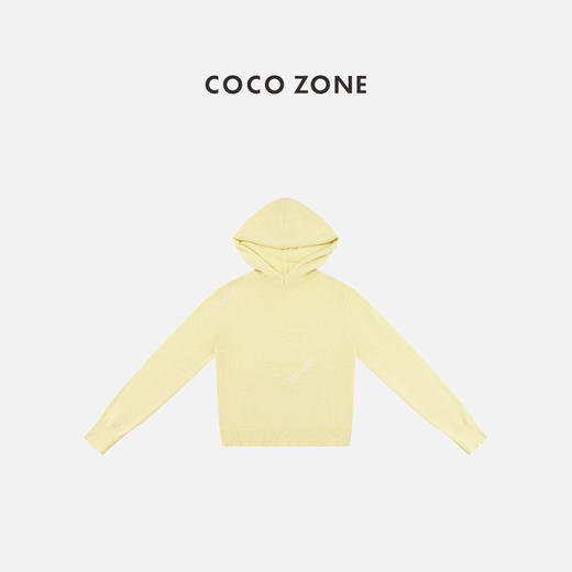 COCO ZONE 秋冬简约连帽休闲保暖长袖针织衫CC2D2730 商品图0