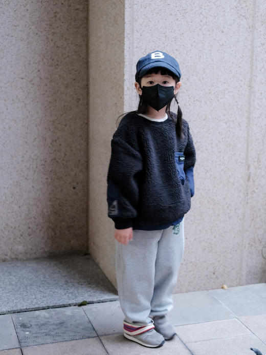 2024秋冬DD同款日系企鹅加绒卫裤！印花立体刺绣彩色条纹轻抓绒运动长裤！ 商品图3