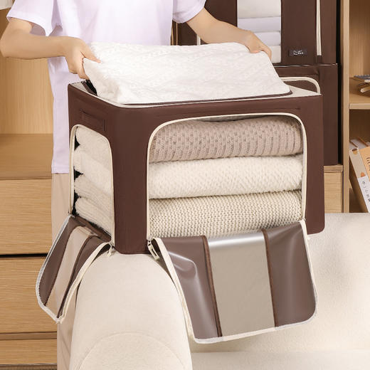 留存道 三面开窗中空板牛津布百纳箱可水洗收纳箱【该商品不支持用券】 商品图0