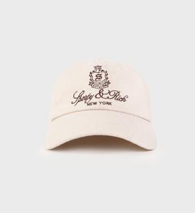 Sporty & Rich - Vendome Wool Hat - Cream/Chocolate - 女装 - 帽子 - 奶油色/巧克力