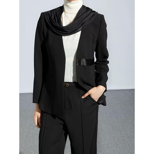 Y4D11XZ2110 醋酸飘带西装外套RJ005 商品图3