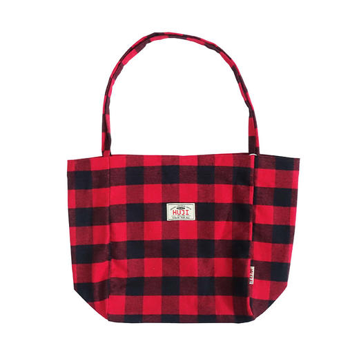 HUJI祤集Omni单肩包插画磨毛经典格纹 商品图7