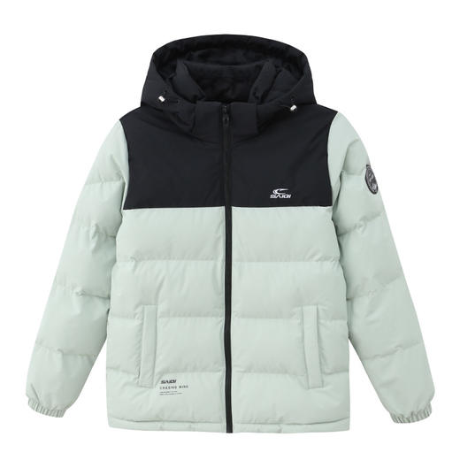 【拼接品牌logo保暖】赛琪简约女士保暖厚棉衣244758 商品图1