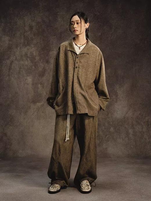 共和GongheRepub/GH24020/卷草纹一片领夹克 商品图3