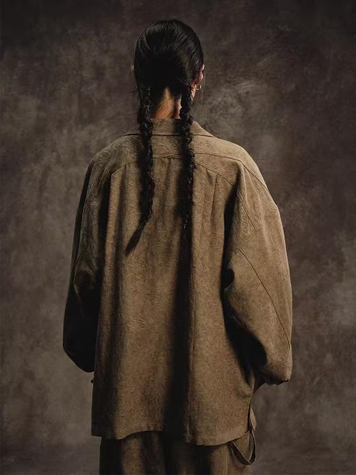 共和GongheRepub/GH24020/卷草纹一片领夹克 商品图1