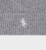 Sporty & Rich - Src Wool Beanie - Grey/White - 女装 - 毛线帽 - 灰色/白色 商品缩略图1