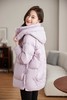 Le Malene 紫色连帽白鸭绒外套 19483 商品缩略图6