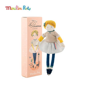 Moulin Roty 埃格兰唐女士玩偶礼盒装 法式玩偶 适合年龄1岁+ 巴黎女孩系列 642513