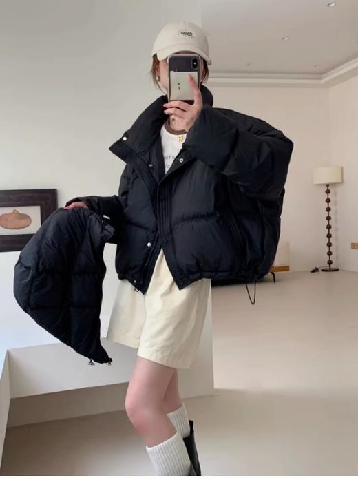【YW】无忧购韩版连帽短款面包服小个子休闲百搭羽绒服外套24140# 商品图8