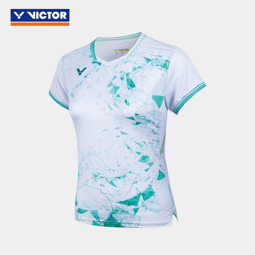 VICTOR威克多戴资颖专属系列羽毛球服 速干衣透气大赛系列针织运动T恤T-50003TDTTY 商品图3