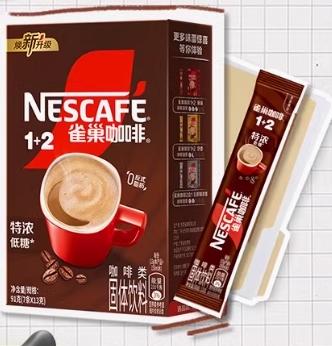 雀巢咖啡1+2特浓低糖条装13g*7条 商品图0