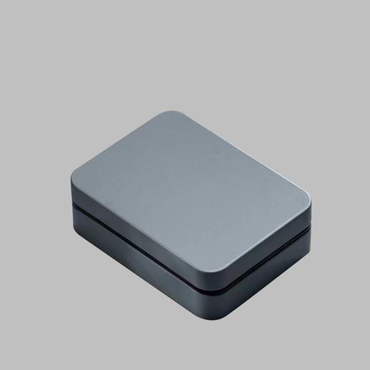 马口铁【铅灰.50g翻盖小方听】2.5元1个.整箱120个 商品图0