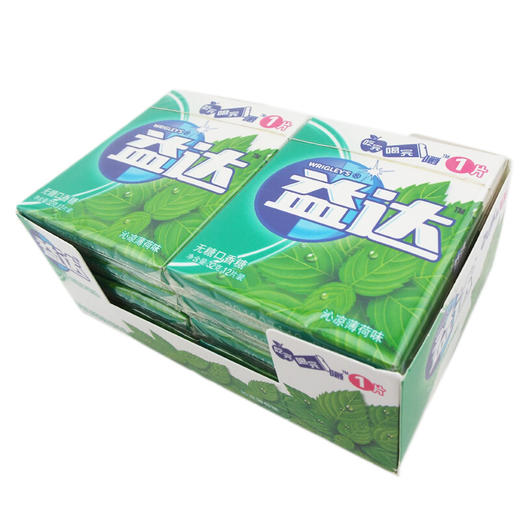益达无糖口香糖沁凉薄荷味12片装32g*10包 商品图1