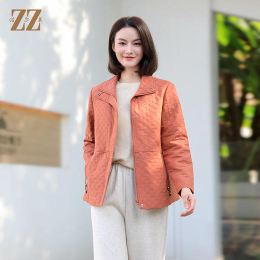 佐尔美冬季新款 气质经典图形上衣外套女E34ZD11 商品图0