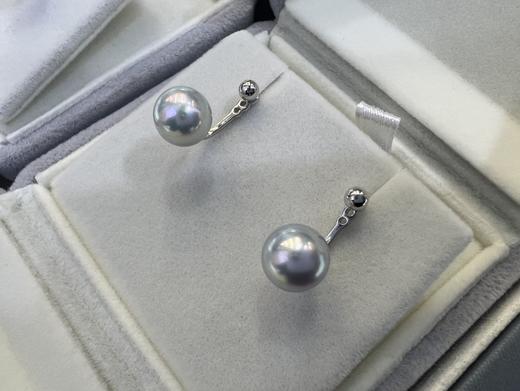 8mm-9mm真多麻akoya耳坠 商品图1