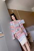 ANSUABEL 彩色条纹背心连衣裙针织开衫套装 15222 商品缩略图4