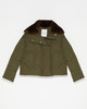 Yves Salomon - Down Jacket Technical Fabnc /Mink - Army Green - 女装 - 羽绒服 - 军绿色 商品缩略图0