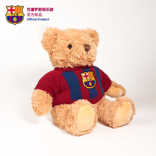 【官方正版】巴塞罗那俱乐部丨巴萨毛绒泰迪大熊玩偶球迷周边 商品图3