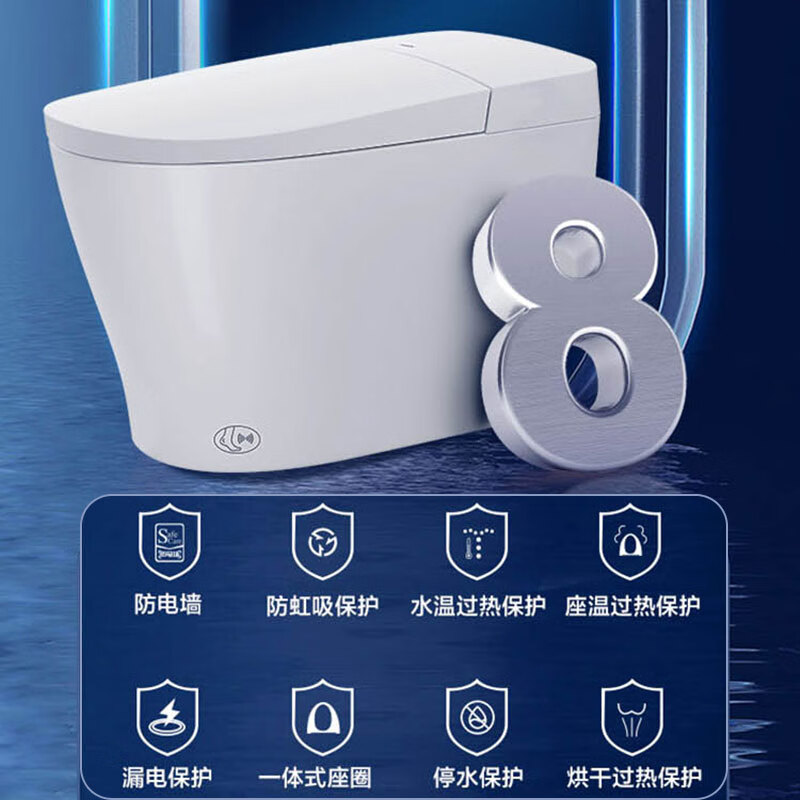 海尔Haier纯白智洗智能马桶双变频双动力零水压坐便器XA29V-A3CN/A4CN 坑距385mm以上选400+XA29VA4CN