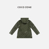 COCO ZONE 高级感单排扣菱格长袖保暖气质棉服CC2C2230 商品缩略图1
