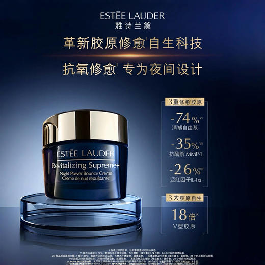 【全球购-进口验视】雅诗兰黛 智妍夜胶原晚霜75ml+智妍面霜15ml*4（清爽） 播 商品图2