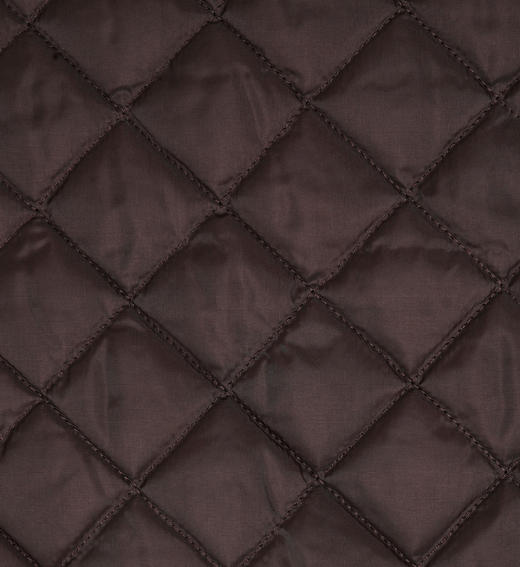 Sporty & Rich - Vendome Quilted Riding Vest - Chocolate/Tan - 女装 - 背心 - 巧克力色/棕褐色 商品图3