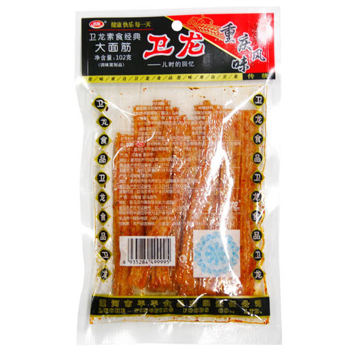 卫龙重庆风味大面筋102g*10袋 商品图1