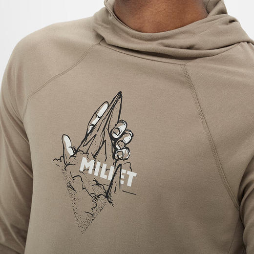 MILLET男款长袖连帽卫衣 MIV9961 MILLET PT HD M 商品图5
