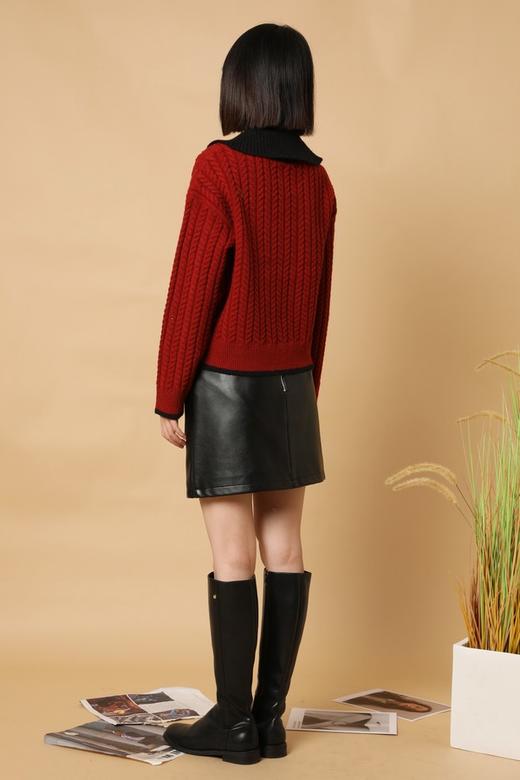 Stay2Weeks 宽松麻花翻领针织上衣 15229 商品图2