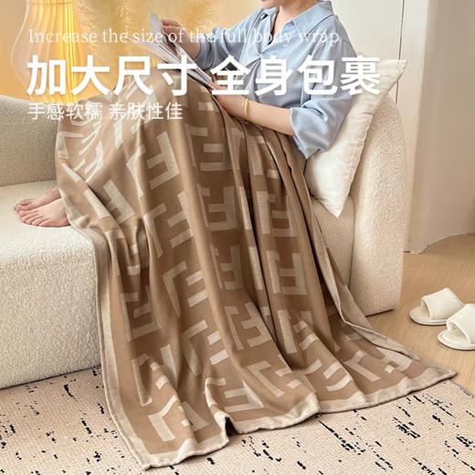 NOXELES First class飞机头等舱针织航空毯 母婴级A类面料 带航空品质标签 商品图7