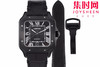 BV卡地亚SANTOS系列 山度士钢带系列 男士腕表 黑武士 商品缩略图0