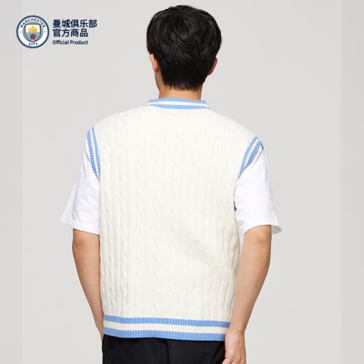 【官方正版】曼城俱乐部 | 拼色队徽针织背心秋冬穿搭德布劳内 商品图2